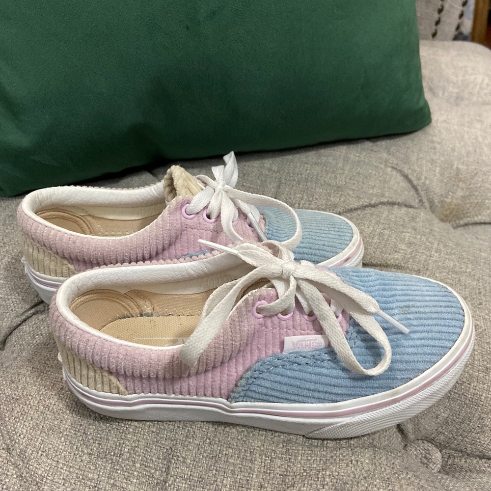 Girl multicolored Corduroy vans